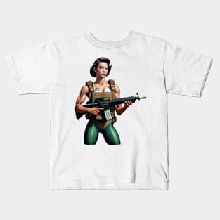 Tactical Girl Kids T-Shirt